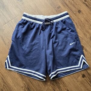 Nike Navy Blue Shorts with White Trim